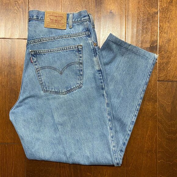 Levi's 560 Vintage Y2K 2001 Loose Fit Denim Blue Jeans Men's Size 38 x 30 - Picture 10 of 10